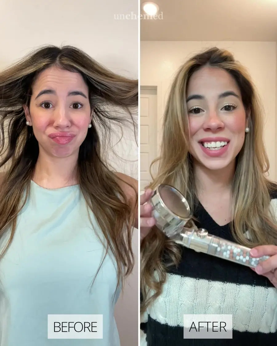 Before and after with Unchemed