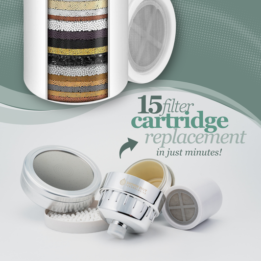 Unchemed 2.0 Replacement Filter Cartridge — 5-Stage Shower Filter Refill