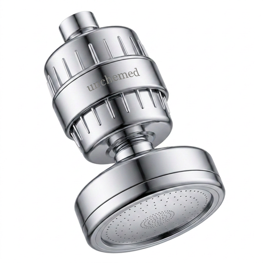 Unchemed 5.0 Wall Mount Shower Filter with 15-Stage Filtration System