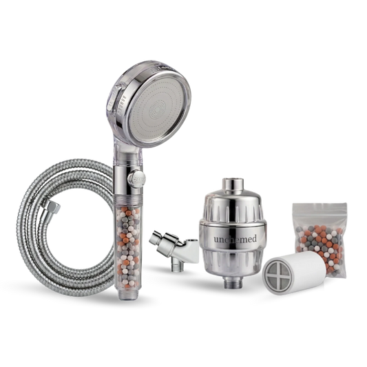 Duo-20 Complete Kit with handheld, inline filter, hose, connector, and replacement media