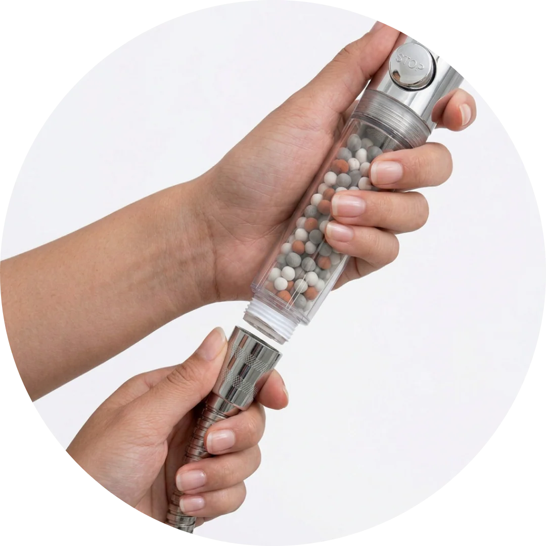 Unscrew the showerhead cap